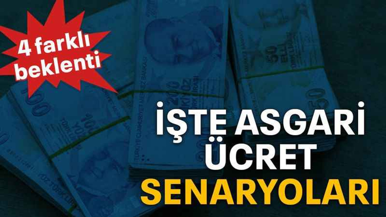 İşte Asgari ücret senaryoları